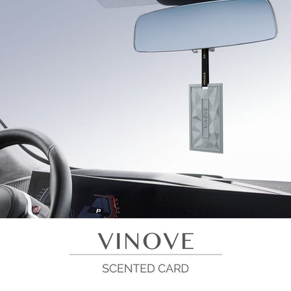 VINOVE V18-07 Scented Card for Natural Car Air Freshener, Useful for Non-Stop Car Fragrance, Luxury Car Perfume - Ideal Formula as Auto Air Freshener, Keeps Scent Longlasting