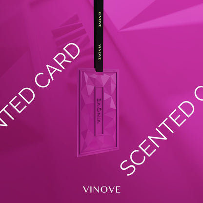 VINOVE V18-07 Scented Card for Natural Car Air Freshener, Useful for Non-Stop Car Fragrance, Luxury Car Perfume - Ideal Formula as Auto Air Freshener, Keeps Scent Longlasting