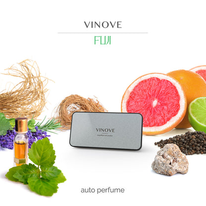 VINOVE V01-04-FUJI-NEW Natural Car Air Freshener, Non-Stop Car Fragrance, Luxury Car Perfume - Ideal Formula as Auto Air Freshener Keeps Car Interior Refreshing