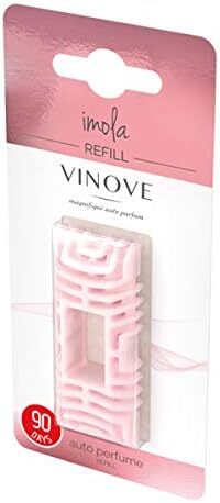 VINOVE V07-08 IMOLA REFILL for Natural Car Air Freshener, Useful for Non-Stop Car Fragrance, Luxury Car Perfume Refill - Ideal Formula as Auto Air Freshener Refill, Keeps Scent Longlasting