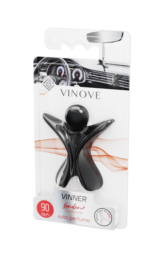 VINOVE V14-15-VINNER-LONDON Natural Car Air Freshener, Non-Stop Car Fragrance, Luxury Car Perfume - Ideal Formula as Auto Air Freshener Keeps Car Interior Refreshing