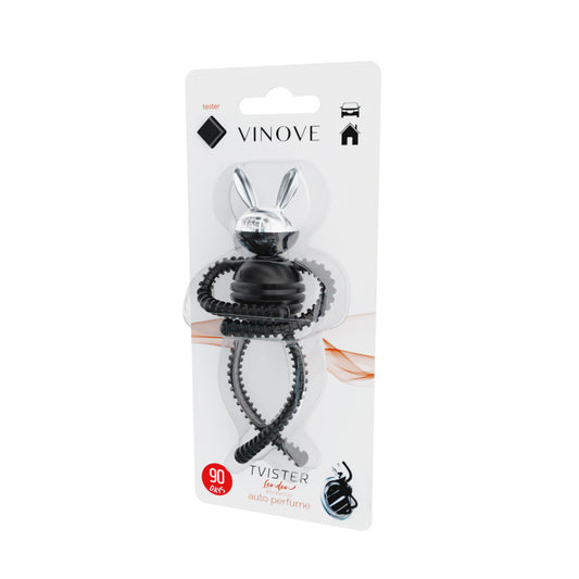 VINOVE V15-15-TVISTER-LONDON Natural Car Air Freshener, Non-Stop Car Fragrance, Luxury Car Perfume - Ideal Formula as Auto Air Freshener Keeps Car Interior Refreshing