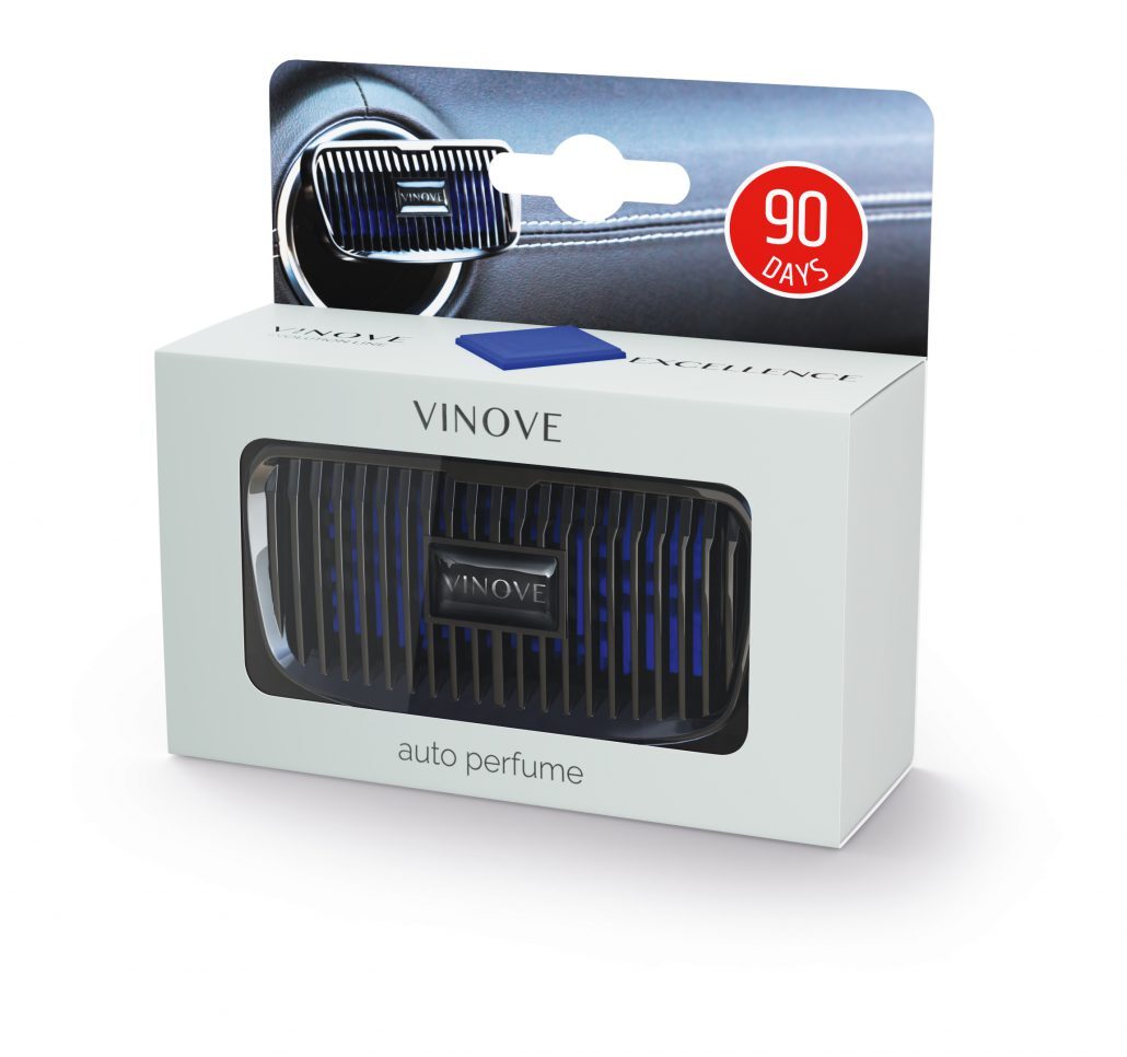 VINOVE V17-03-EXCELLENCE-INDIANAPOLIS Natural Car Air Freshener, Non-Stop Car Fragrance, Luxury Car Perfume - Ideal Formula as Auto Air Freshener Keeps Car Interior Refreshing