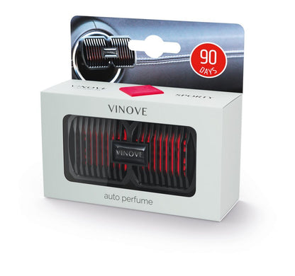 VINOVE V17-16-SPORTY-MARANELLO Natural Car Air Freshener, Non-Stop Car Fragrance, Luxury Car Perfume - Ideal Formula as Auto Air Freshener Keeps Car Interior Refreshing